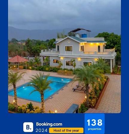 Ekostay Gold Palm Estate I Cricket Turf I Rain Dance I 2 Acre Property Karjat Exteriör bild