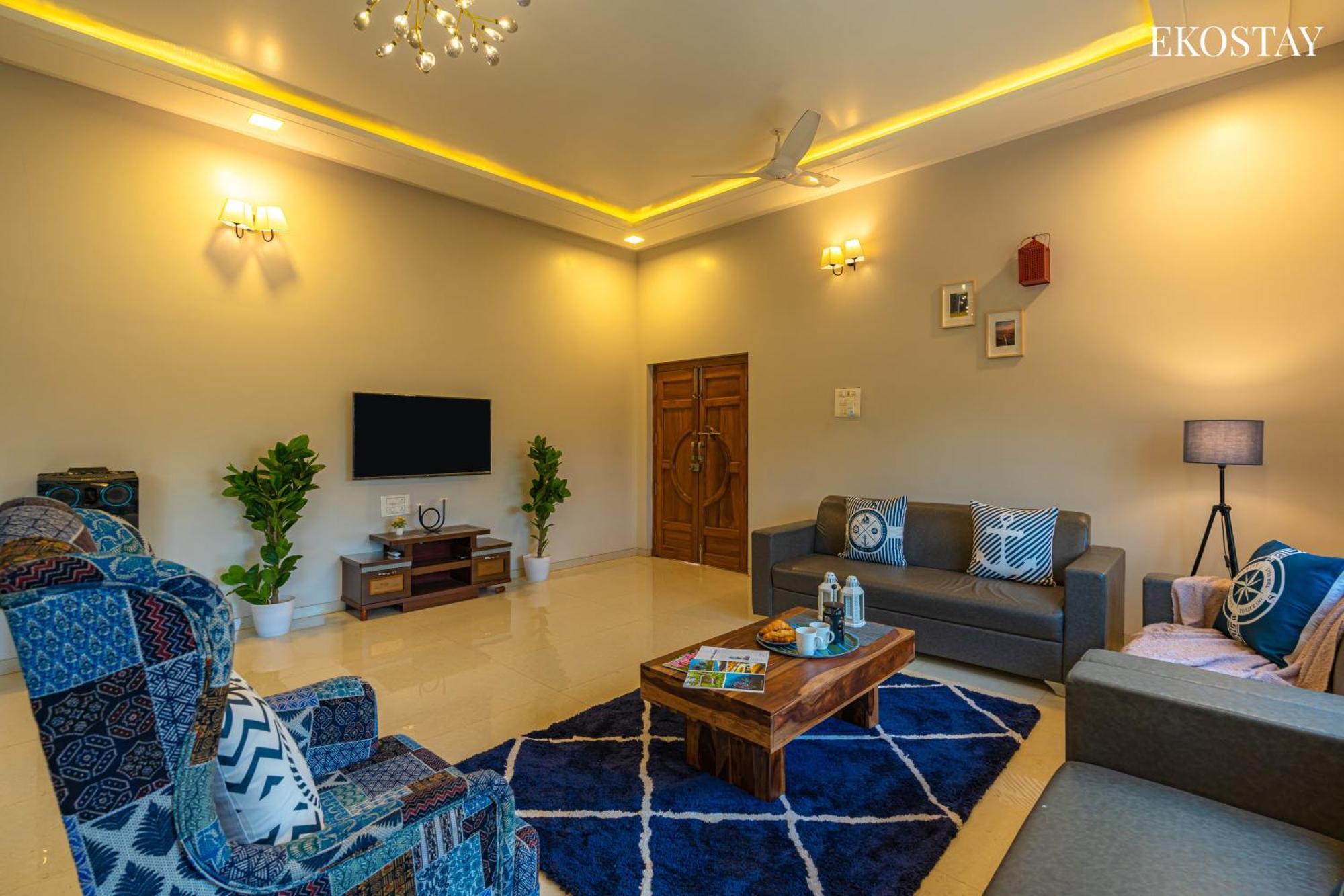 Ekostay Gold Palm Estate I Cricket Turf I Rain Dance I 2 Acre Property Karjat Exteriör bild