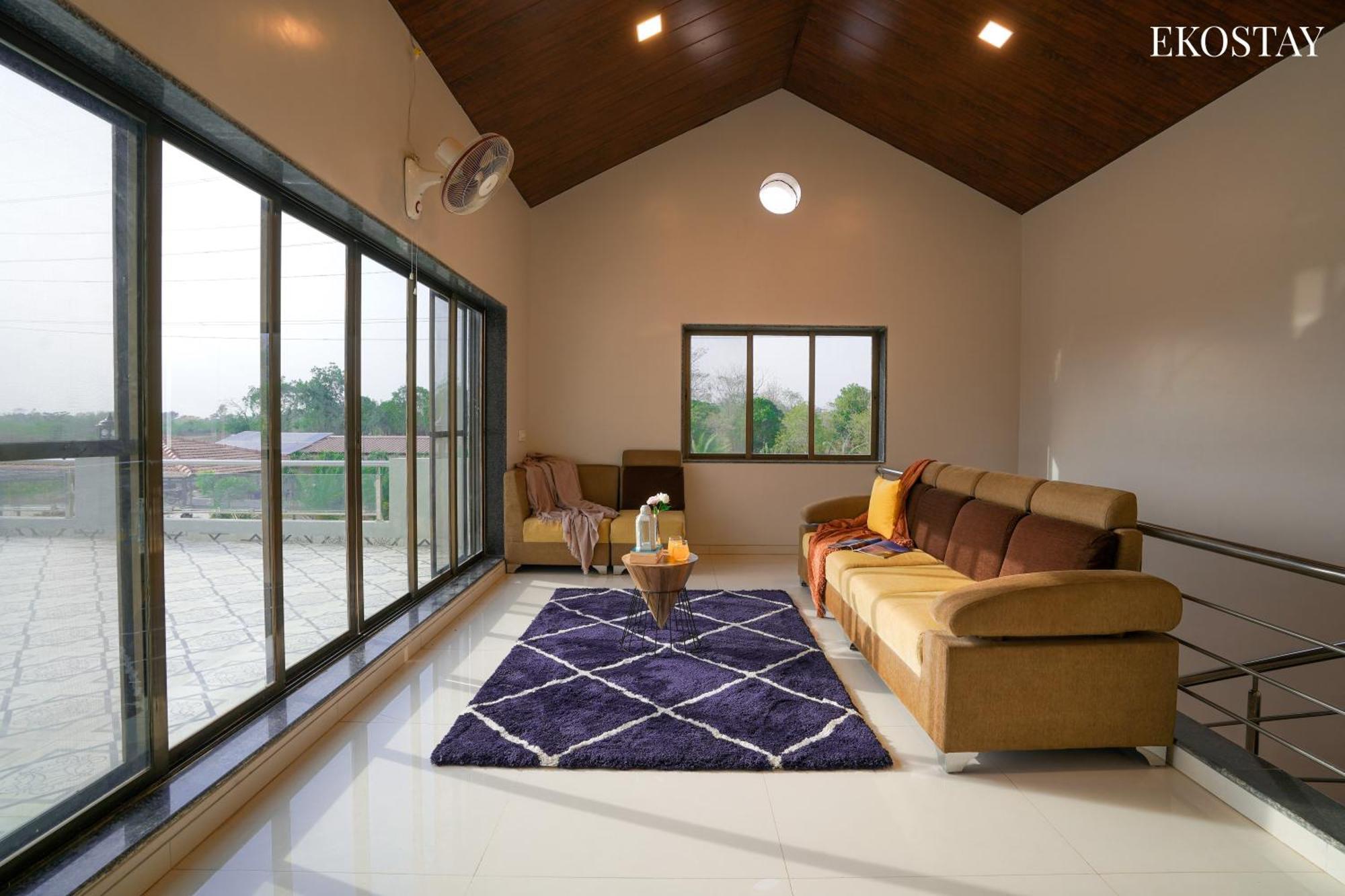 Ekostay Gold Palm Estate I Cricket Turf I Rain Dance I 2 Acre Property Karjat Exteriör bild