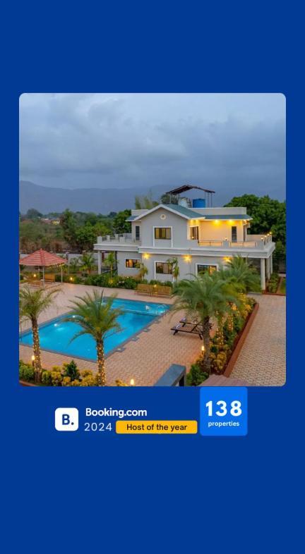 Ekostay Gold Palm Estate I Cricket Turf I Rain Dance I 2 Acre Property Karjat Exteriör bild